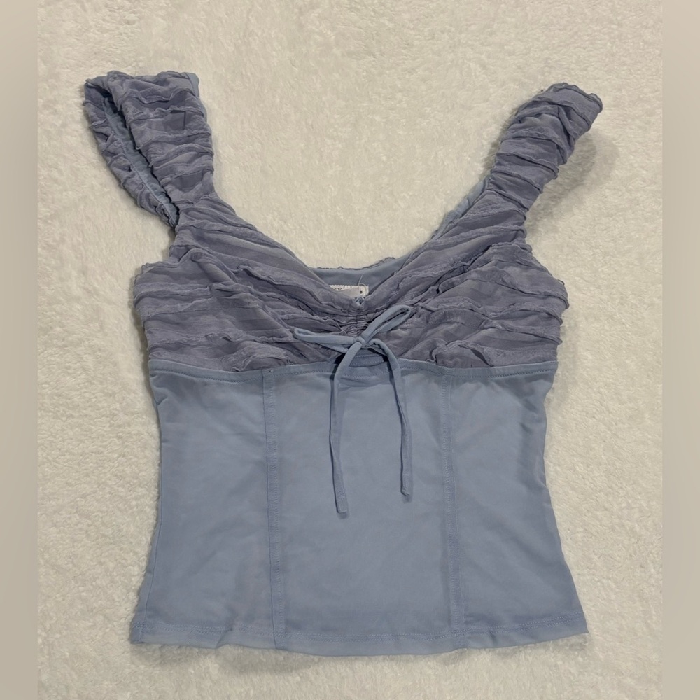 Urban outfitters kimchi blue sheer rutched top (New without tags)